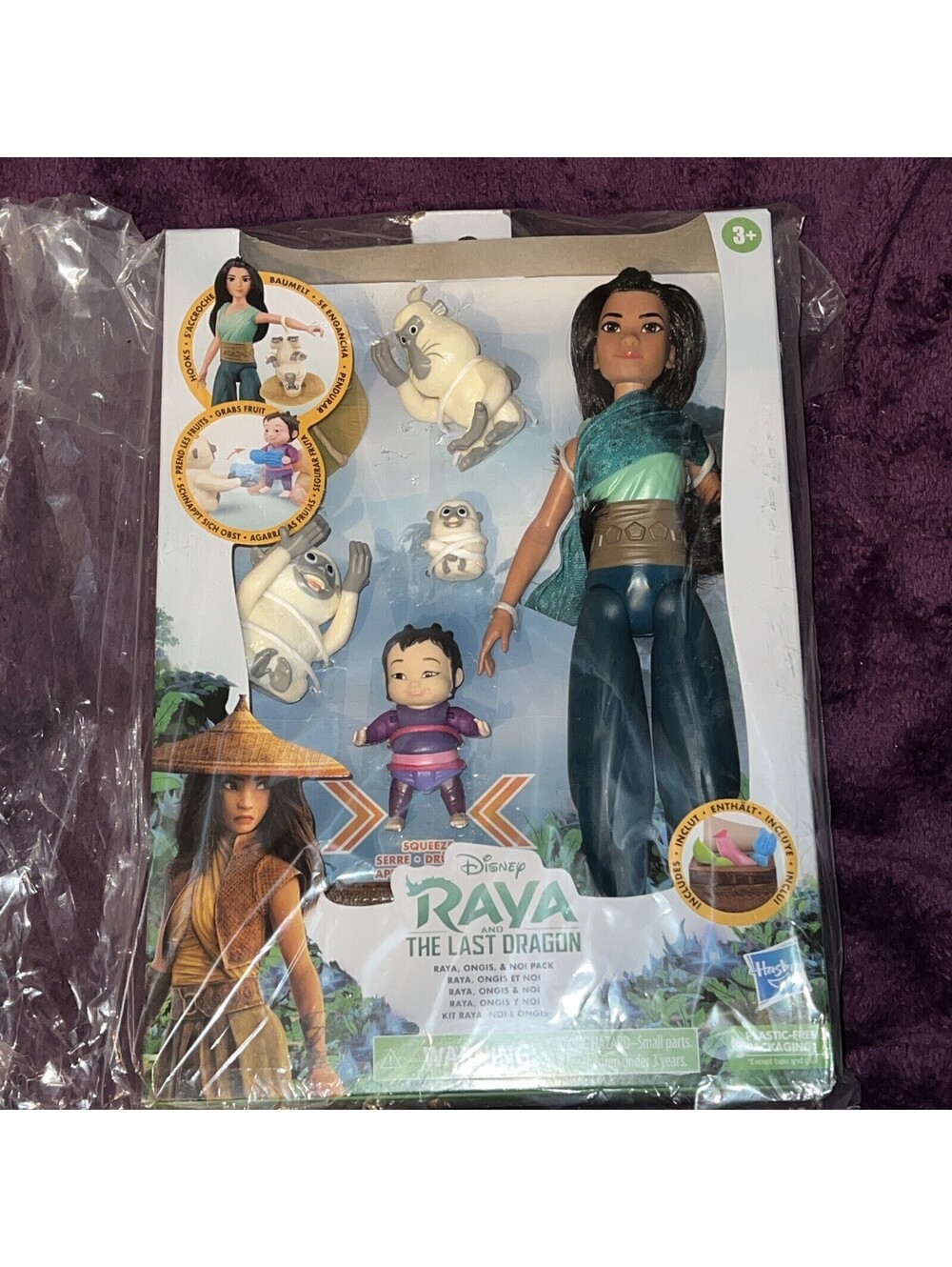 Raya and the Last Dragon Raya, Ongis, and Noi Doll  Pack